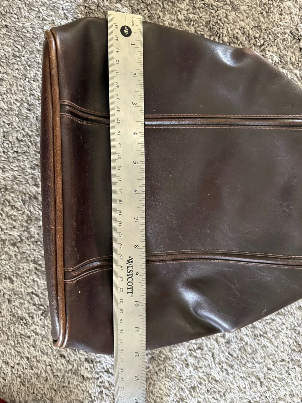 Liz Claiborne brown leather sling back bag